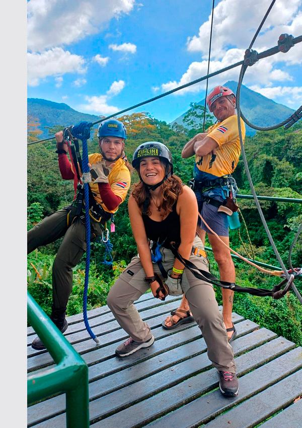 Air Time Adventures arenal volcano ziplining